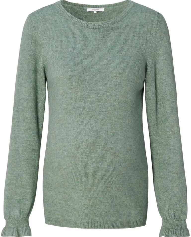 trui_forli__iceberg_green_2.webp Noppies Truien & Sweaters<Trui Forli - Iceberg Green