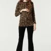 Noppies Truien & Sweaters<Trui Leopard - Toasted Coconut