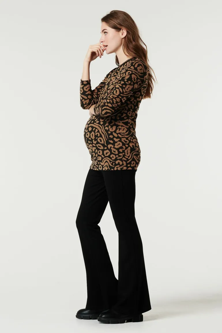 trui_leopard__toasted_coc_12.webp Noppies Truien & Sweaters<Trui Leopard - Toasted Coconut
