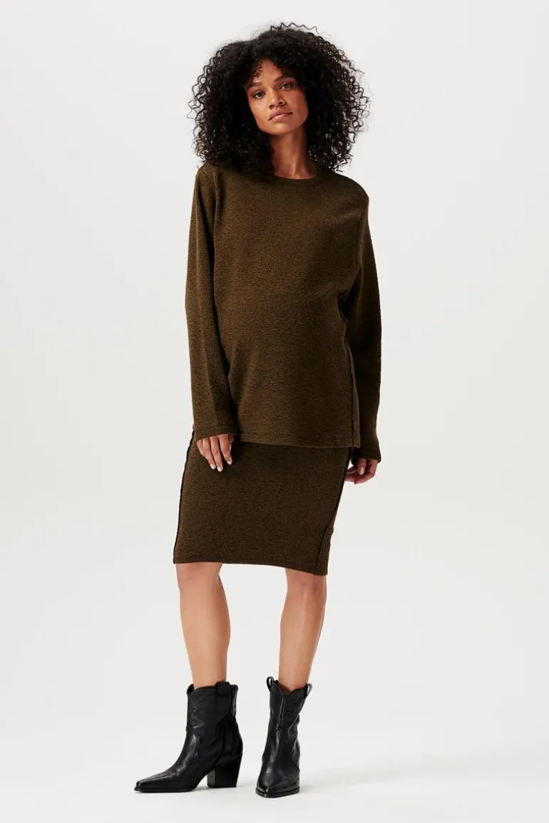 trui_met_voedingsfunctie__0-6.webp Noppies Truien & Sweaters | Truien & Sweaters<Trui Met Voedingsfunctie Onarga - dark olive