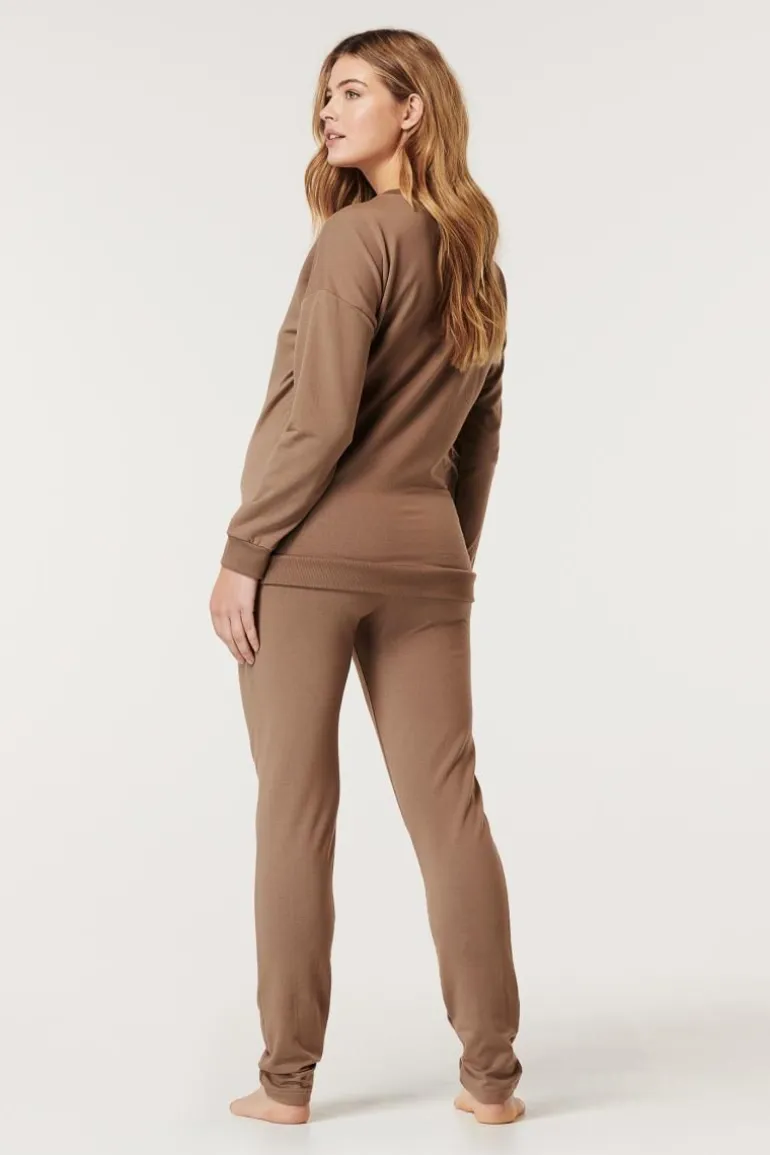 trui_met_voedingsfunctie__1-9.webp Noppies Truien & Sweaters | Truien & Sweaters<Trui Met Voedingsfunctie Hill - Pine Bark