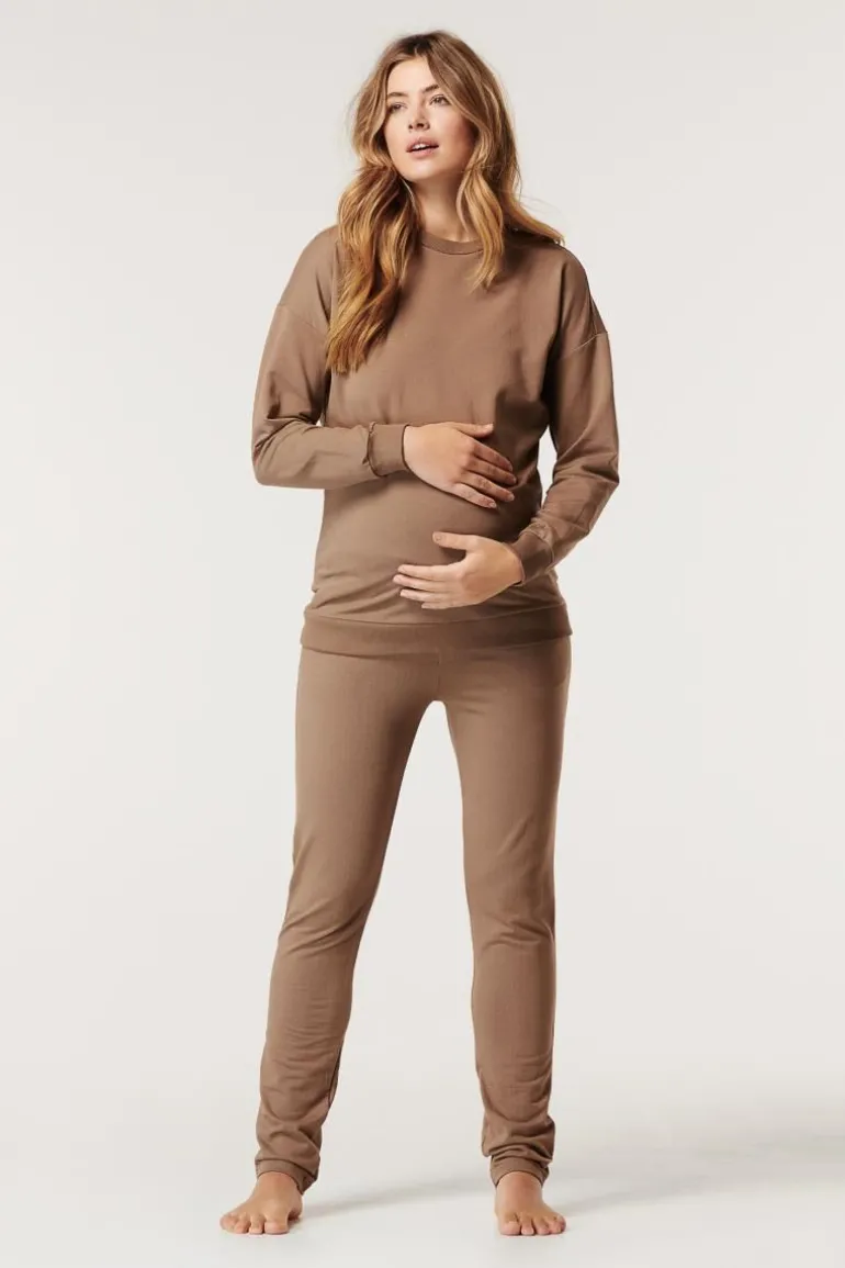 trui_met_voedingsfunctie__10-9.webp Noppies Truien & Sweaters | Truien & Sweaters<Trui Met Voedingsfunctie Hill - Pine Bark