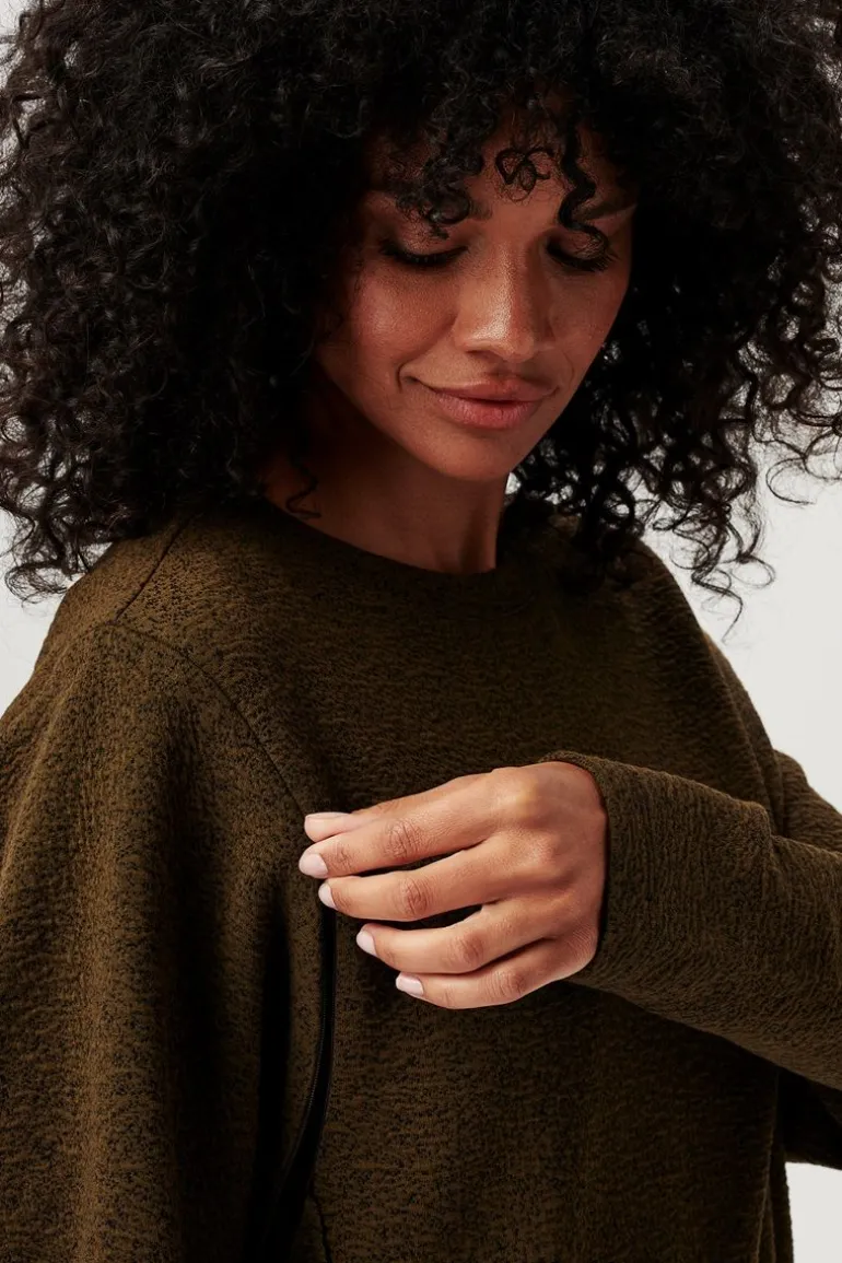 trui_met_voedingsfunctie__15.webp Noppies Truien & Sweaters | Truien & Sweaters<Trui Met Voedingsfunctie Onarga - dark olive