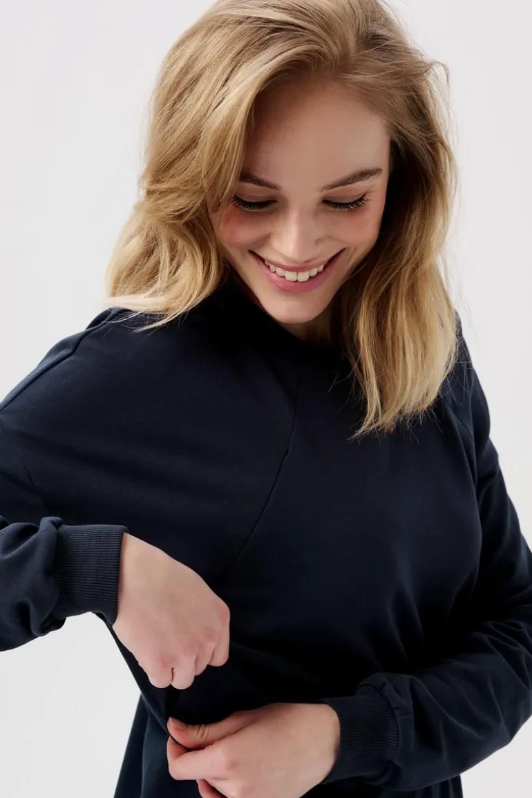 trui_met_voedingsfunctie__5.webp Noppies Truien & Sweaters | Truien & Sweaters<Trui Met Voedingsfunctie Lesy - Night