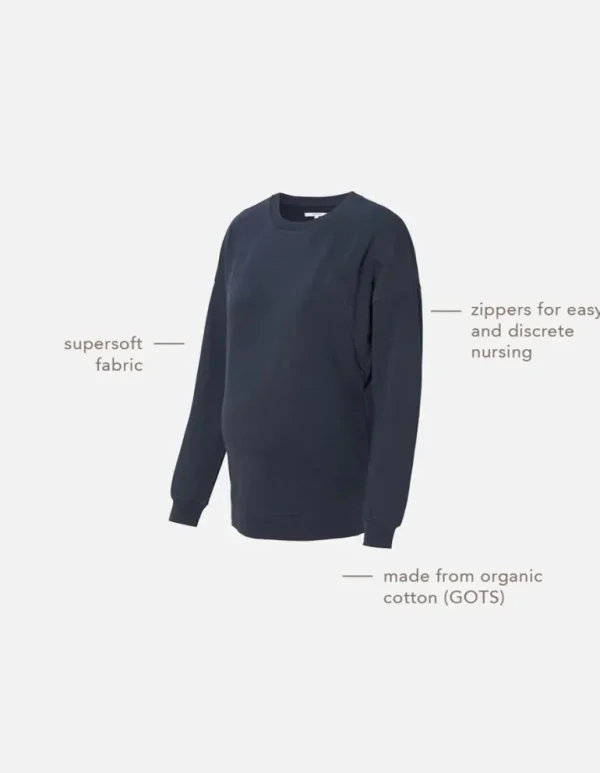 Noppies Truien & Sweaters | Truien & Sweaters<Trui Met Voedingsfunctie Lesy - Night