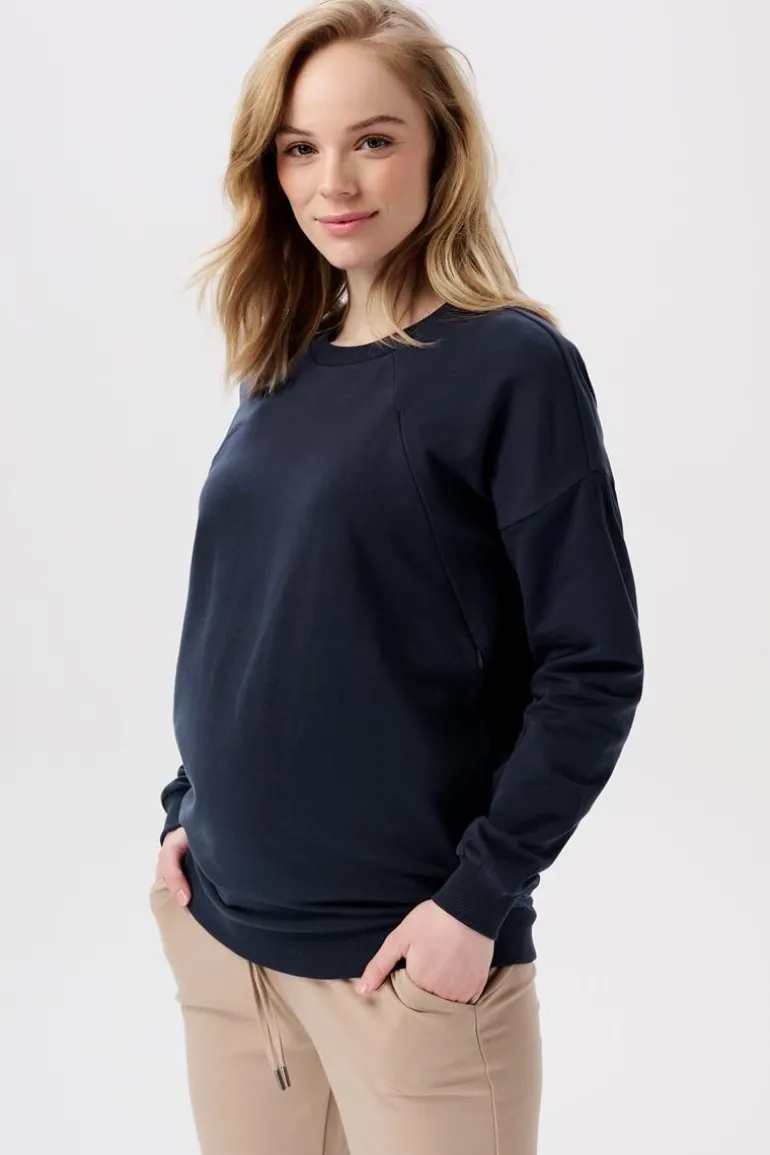 trui_met_voedingsfunctie__7.webp Noppies Truien & Sweaters | Truien & Sweaters<Trui Met Voedingsfunctie Lesy - Night