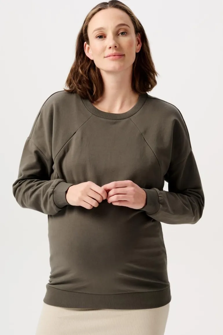 trui_met_voedingsfunctie__8-2.webp Noppies Truien & Sweaters | Truien & Sweaters<Trui Met Voedingsfunctie Lesy - Olive