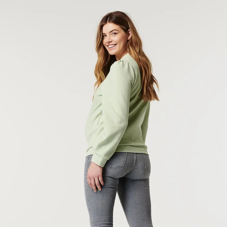 trui_met_voedingsfunctie__9-10.webp Noppies Truien & Sweaters | Truien & Sweaters<Trui Met Voedingsfunctie Kent - Swamp