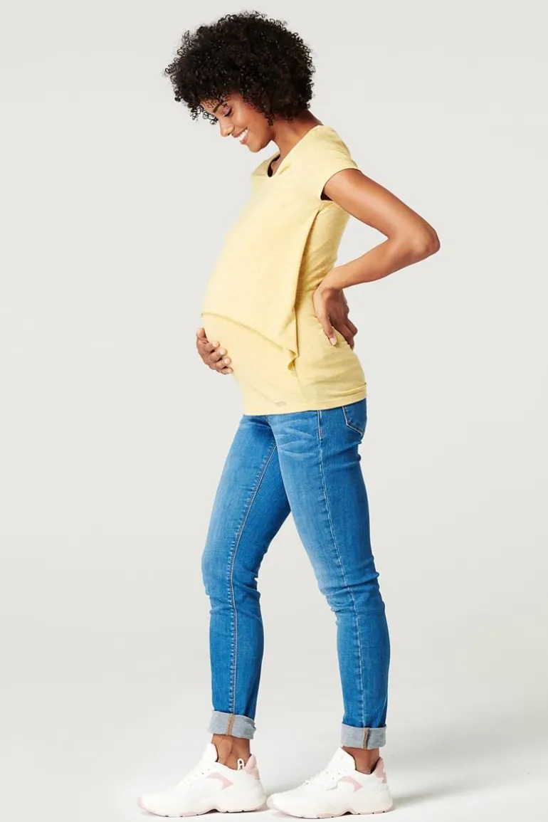 tshirt__dusty_yellow_13.webp Noppies T-Shirts | T-Shirts<T-shirt - Dusty Yellow