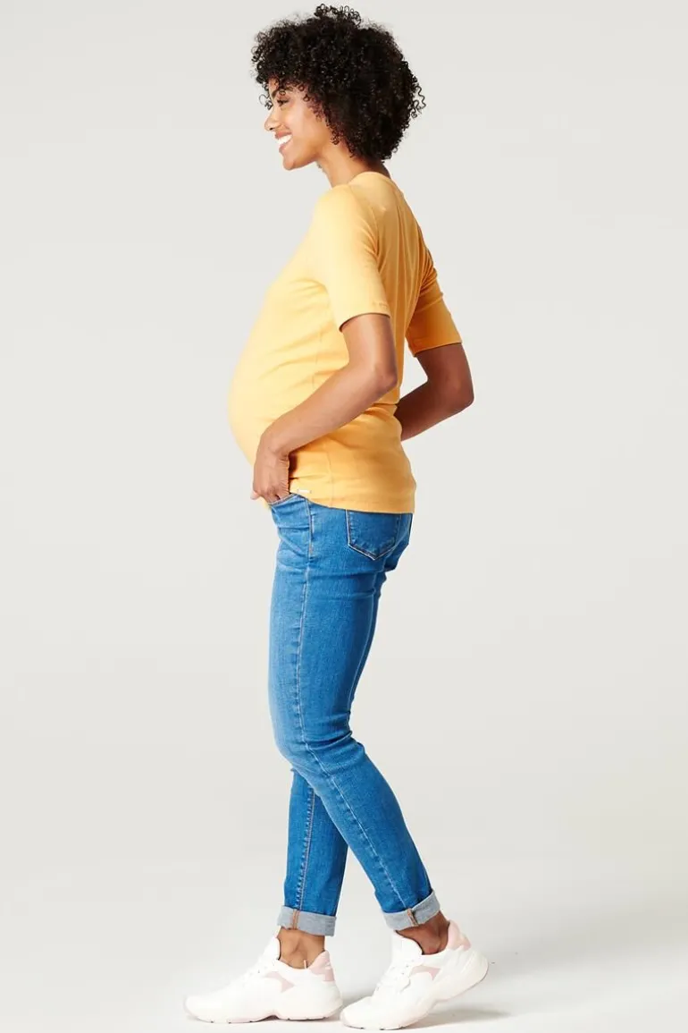 tshirt__dusty_yellow_4-1.webp Noppies T-Shirts | T-Shirts<T-shirt - Dusty Yellow