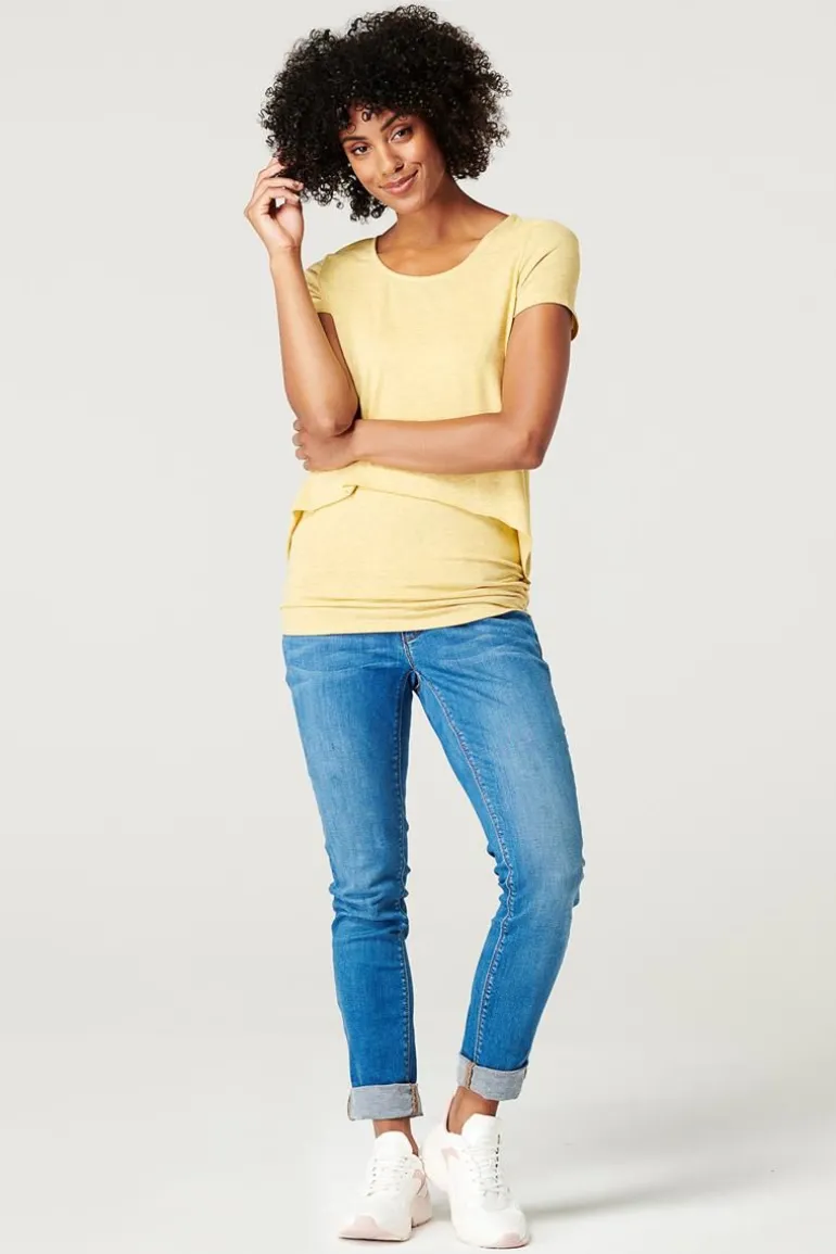 tshirt__dusty_yellow_5.webp Noppies T-Shirts | T-Shirts<T-shirt - Dusty Yellow