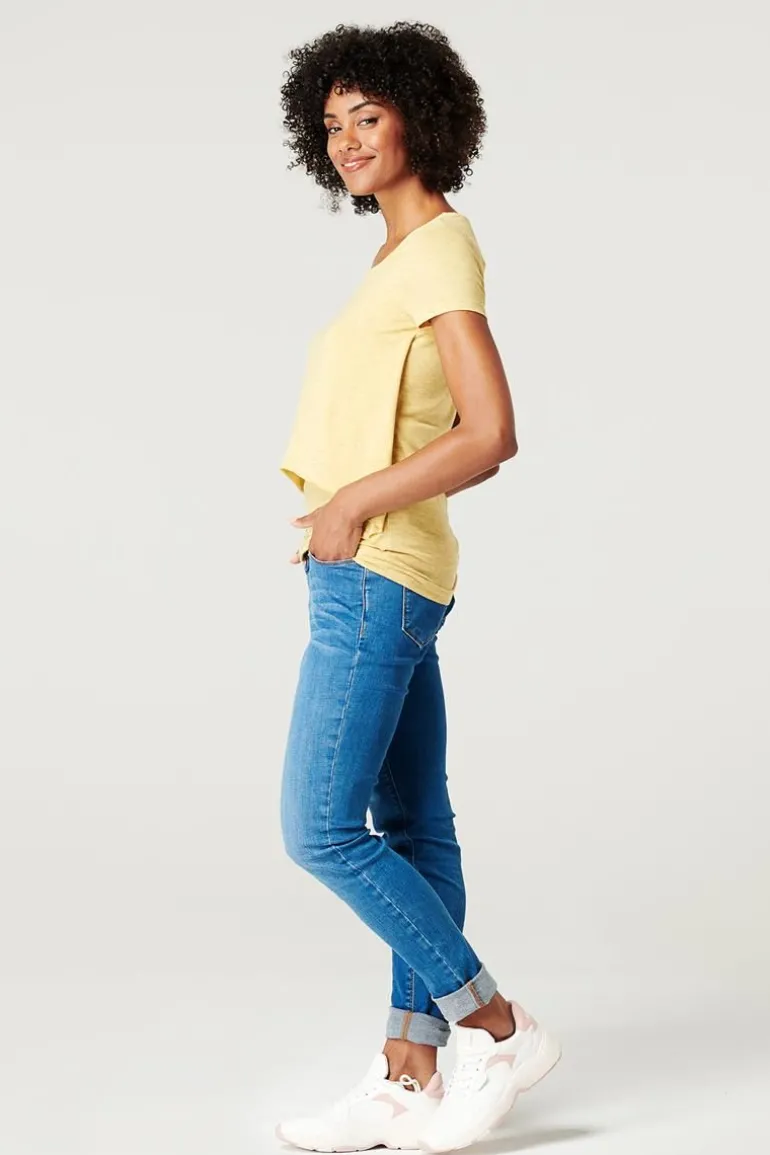 tshirt__dusty_yellow_6.webp Noppies T-Shirts | T-Shirts<T-shirt - Dusty Yellow