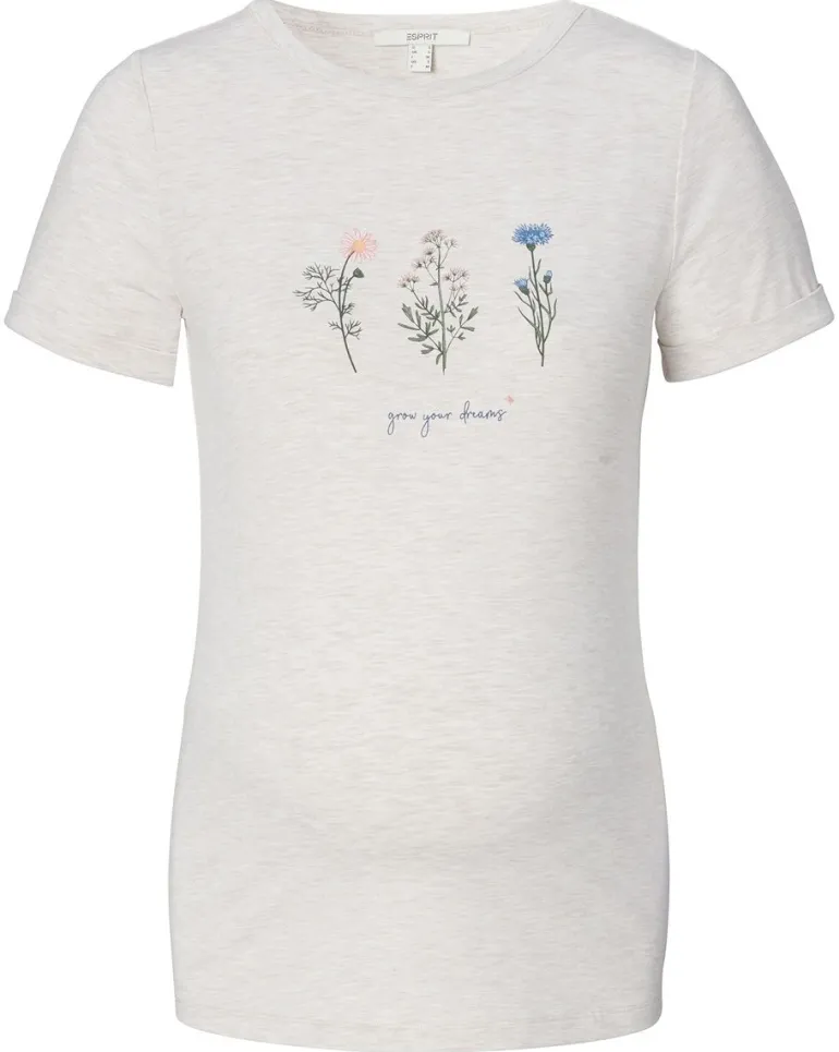 tshirt__oatmeal_melange_2.webp Noppies T-Shirts<T-shirt - Oatmeal melange