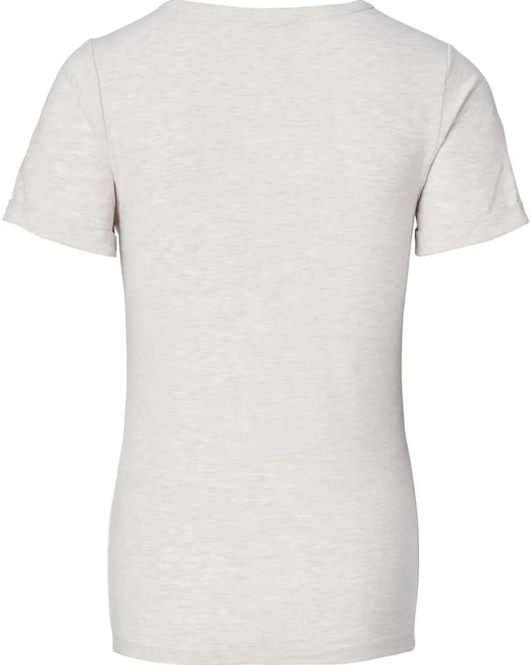 tshirt__oatmeal_melange_3.webp Noppies T-Shirts<T-shirt - Oatmeal melange