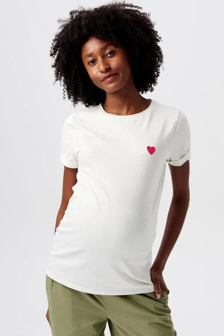 tshirt__off_white_0.webp Noppies T-Shirts<T-shirt - Off White