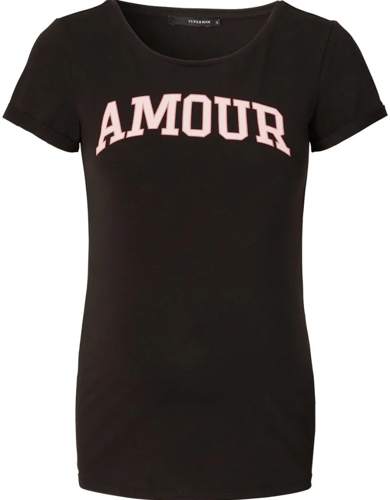 tshirt_amour__black_2.webp Noppies T-Shirts<T-shirt Amour - Black