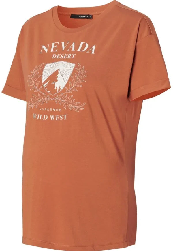 Noppies T-Shirts<T-shirt Ayr - Mocha Bisque