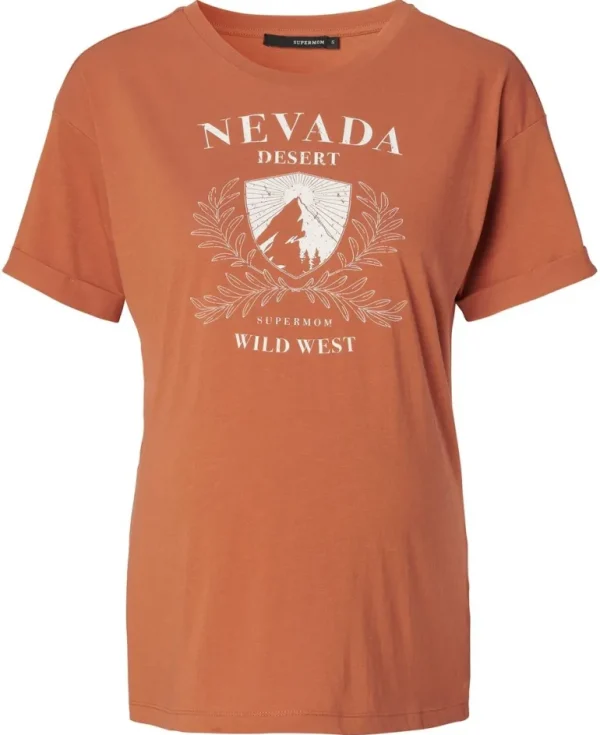 Noppies T-Shirts<T-shirt Ayr - Mocha Bisque
