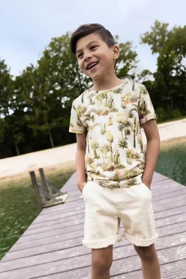 Noppies Shirts<T-shirt Decherd - Whisper White