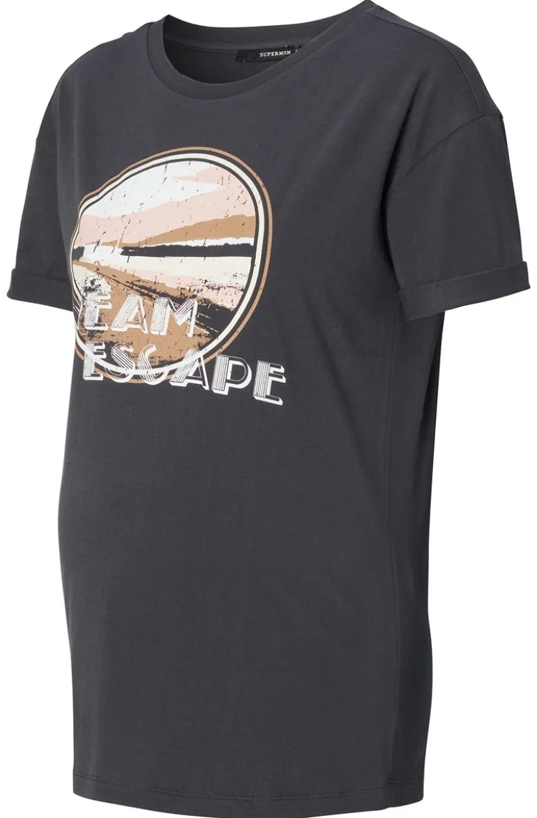 tshirt_dream_escape__anth_4.webp Noppies T-Shirts<T-shirt Dream Escape - Anthracite