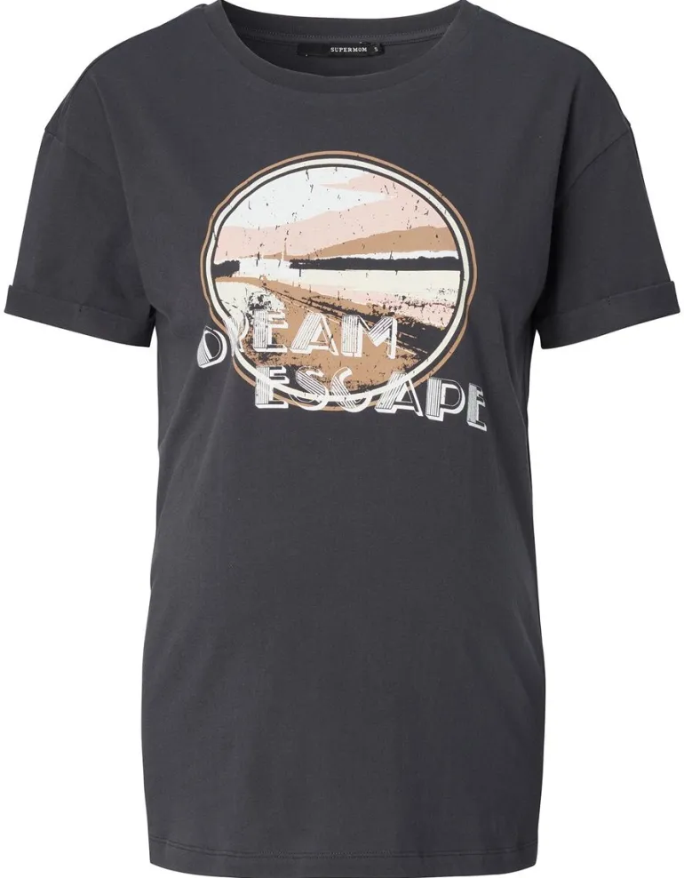 tshirt_dream_escape__anth_9.webp Noppies T-Shirts<T-shirt Dream Escape - Anthracite