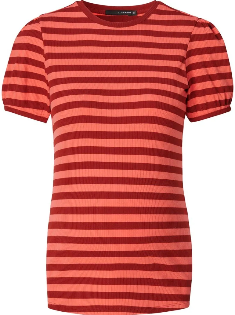 tshirt_flowood__living_co_8.webp Noppies T-Shirts<T-shirt Flowood - Living Coral