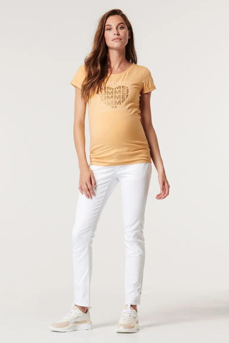 tshirt_heart__new_wheat_7.webp Noppies T-Shirts<T-shirt Heart - New Wheat
