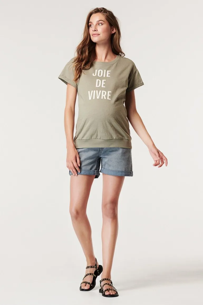 tshirt_joie_de_vivre__vet_0.webp Noppies T-Shirts<T-shirt Joie De Vivre - Vetiver