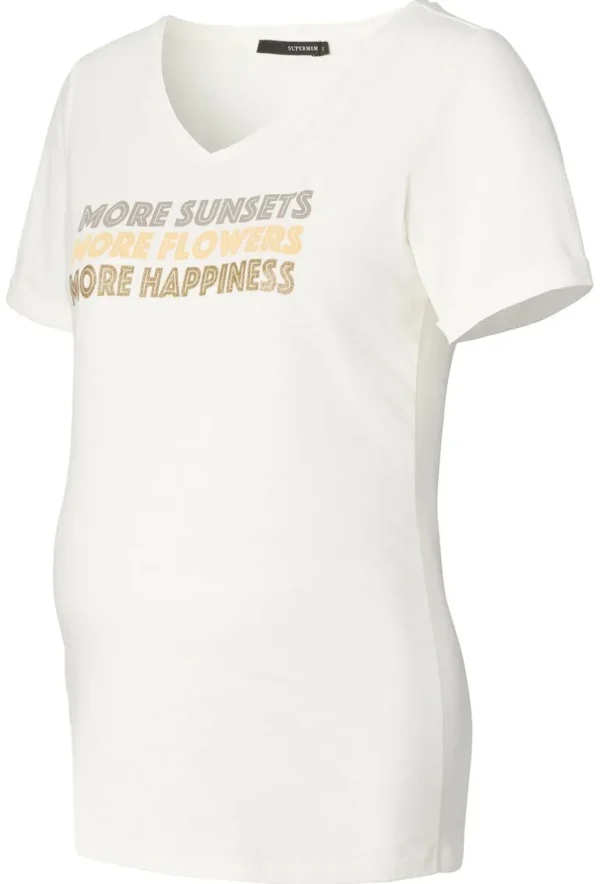 Noppies T-Shirts<T-shirt More - Marshmallow