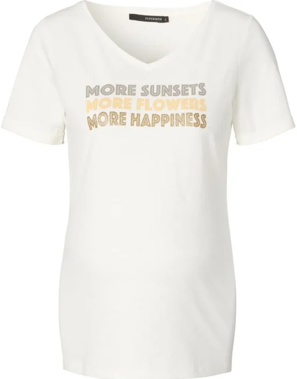 Noppies T-Shirts<T-shirt More - Marshmallow