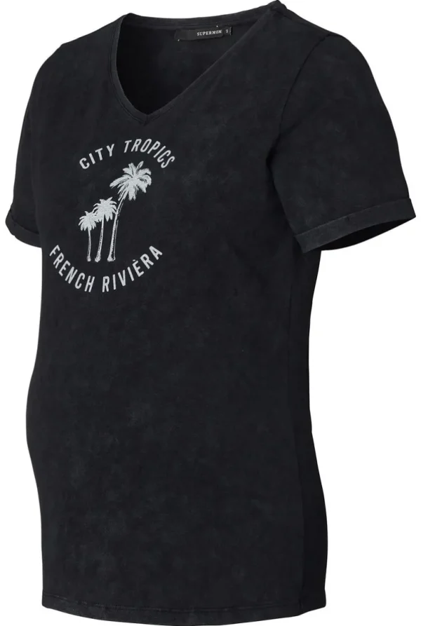 Noppies T-Shirts<T-shirt Palm Trees - Black