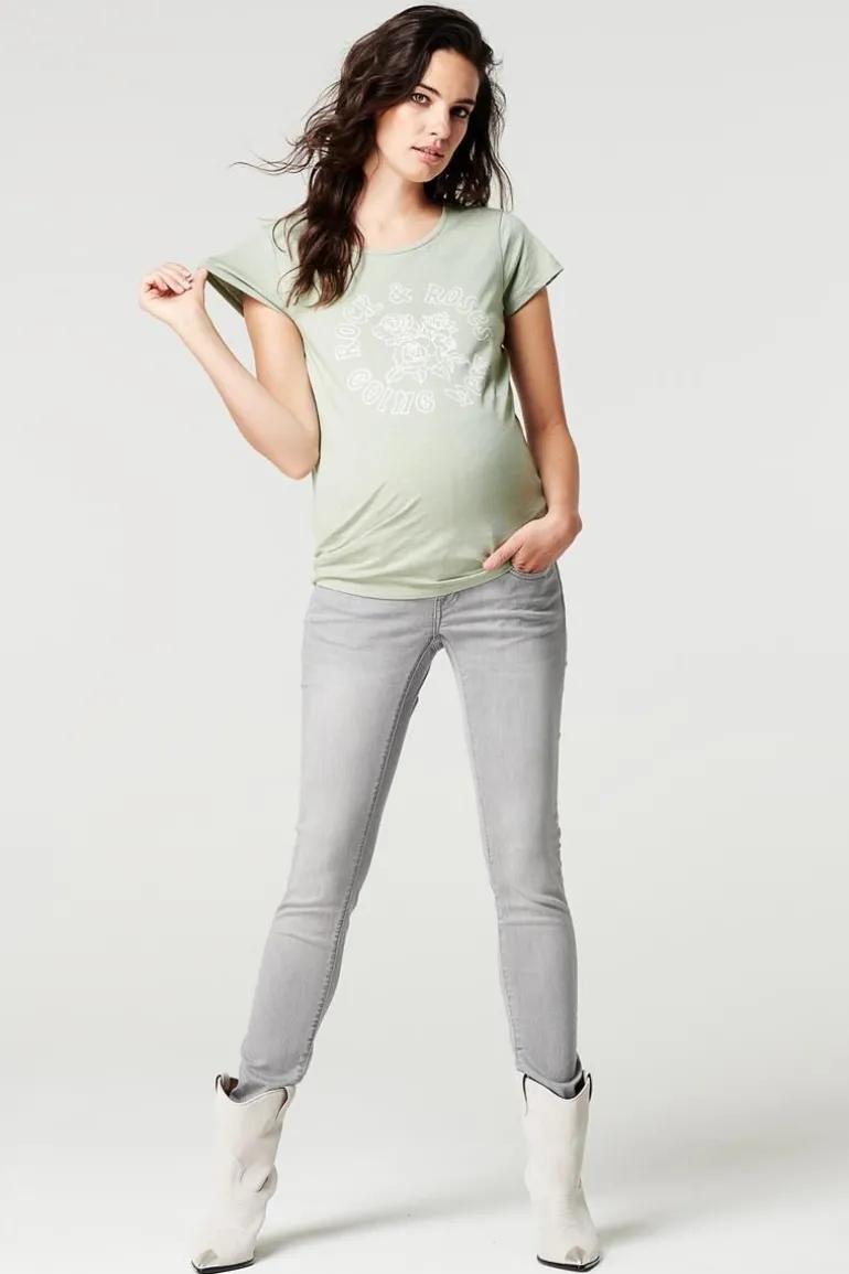 tshirt_rock_rose__seagras_6.webp Noppies T-Shirts | T-Shirts<T-shirt Rock Rose - Seagrass