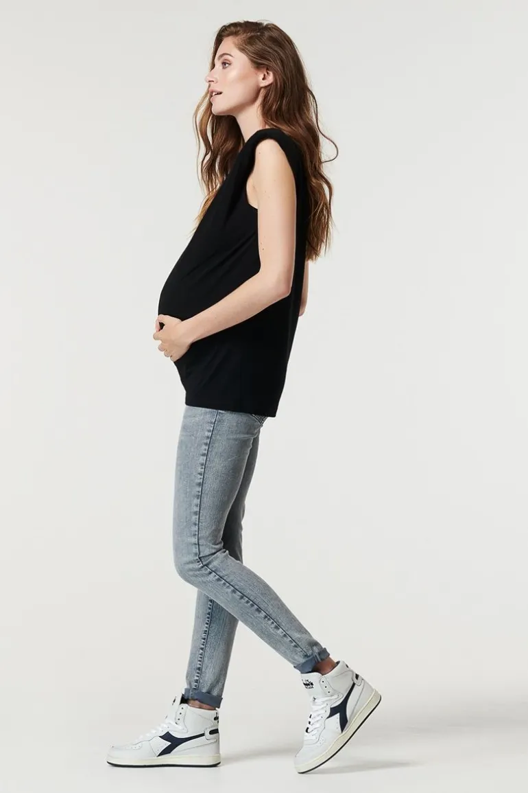 tshirt_shoulderpad__black_5.webp Noppies T-Shirts<T-shirt Shoulderpad - Black
