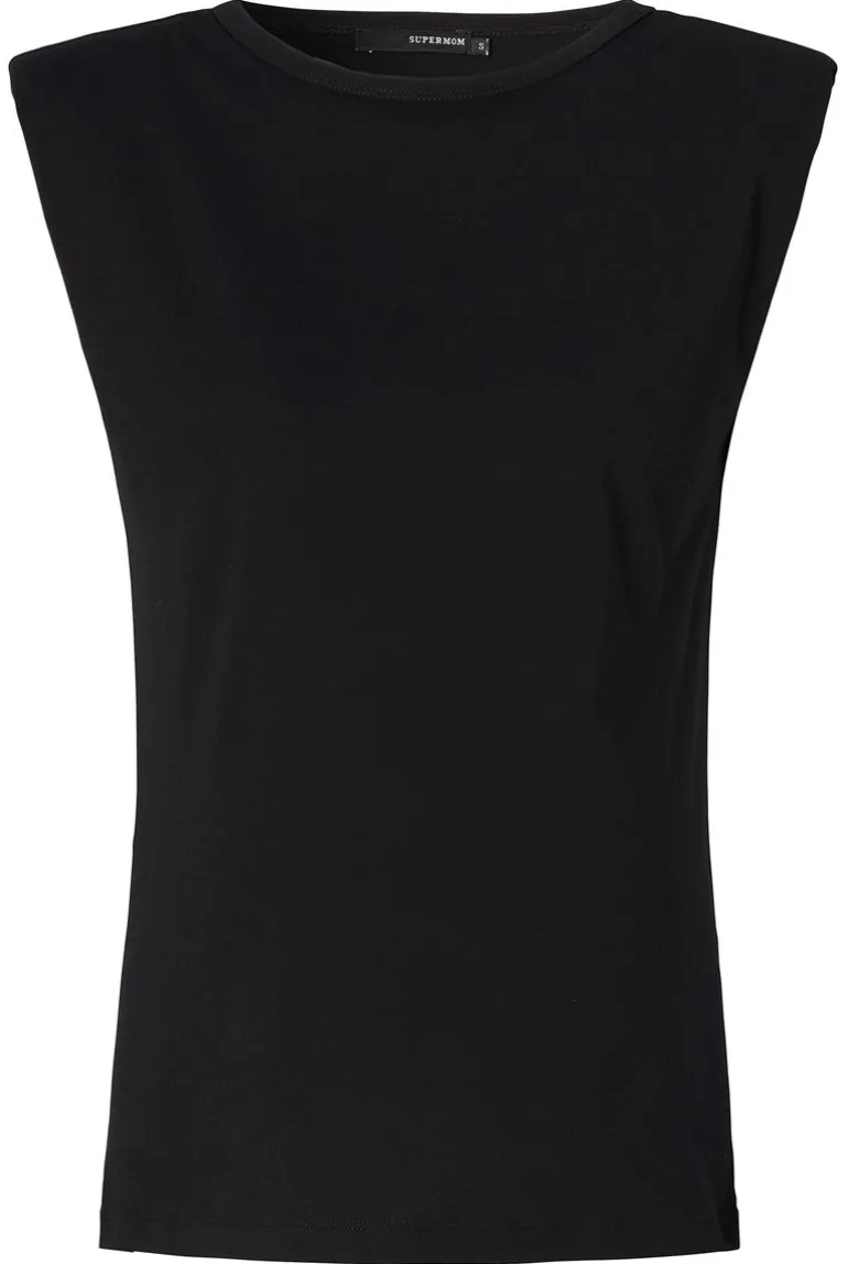 tshirt_shoulderpad__black_9.webp Noppies T-Shirts<T-shirt Shoulderpad - Black