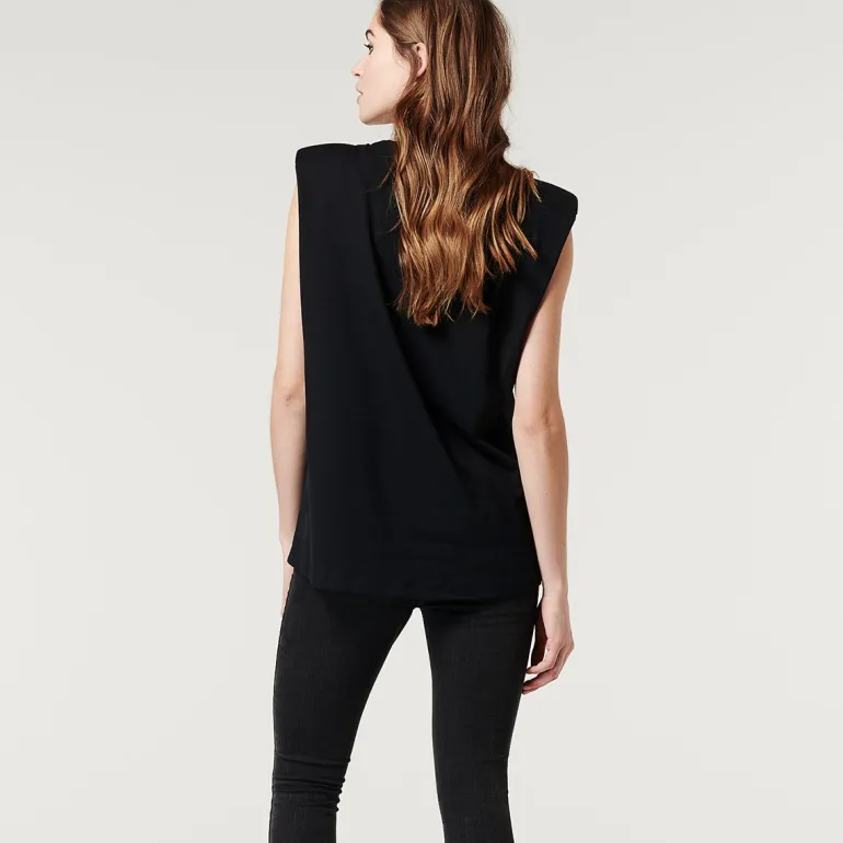 tshirt_shoulderpads__blac_6.webp Noppies T-Shirts<T-shirt Shoulderpads - Black