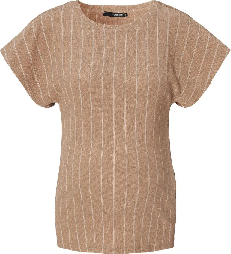 tshirt_stripe__tigers_eye_9.webp Noppies T-Shirts<T-shirt Stripe - Tigers Eye