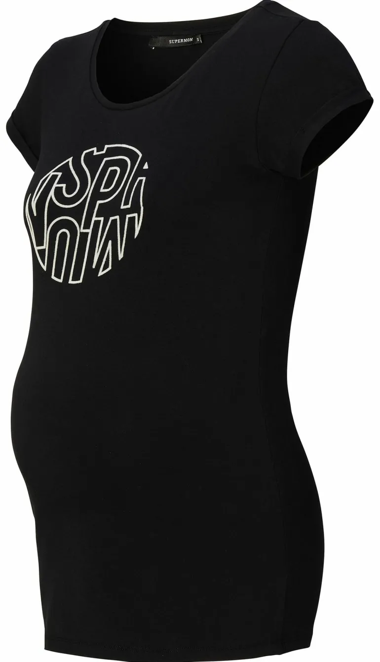 tshirt_supermom__black_12.webp Noppies T-Shirts<T-shirt Supermom - Black