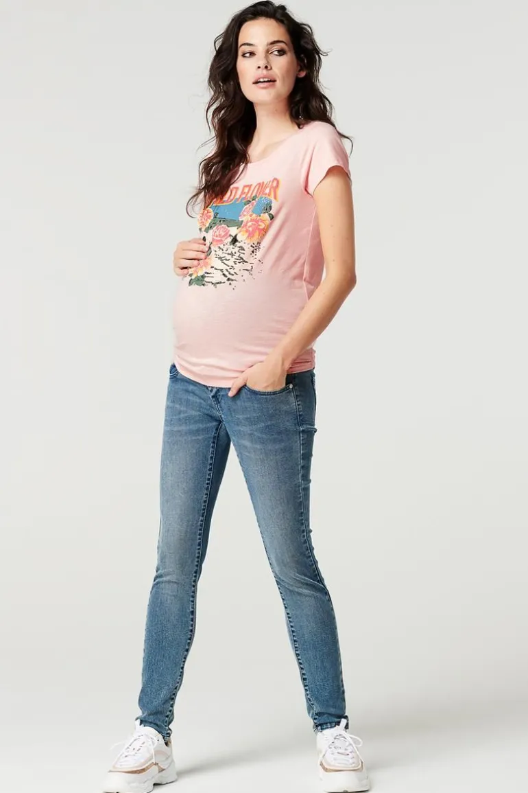 tshirt_wild_flower__eveni_6.webp Noppies T-Shirts | T-Shirts<T-shirt Wild Flower - Evening Sand