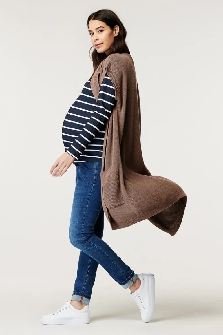 vest__taupe_grey_5.webp Noppies Vesten<Vest - Taupe Grey