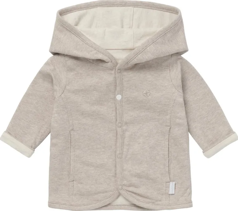 vest_bonny__reversible__t_2.webp Noppies Vesten | Basics<Vest Bonny - Reversible - Taupe Melange