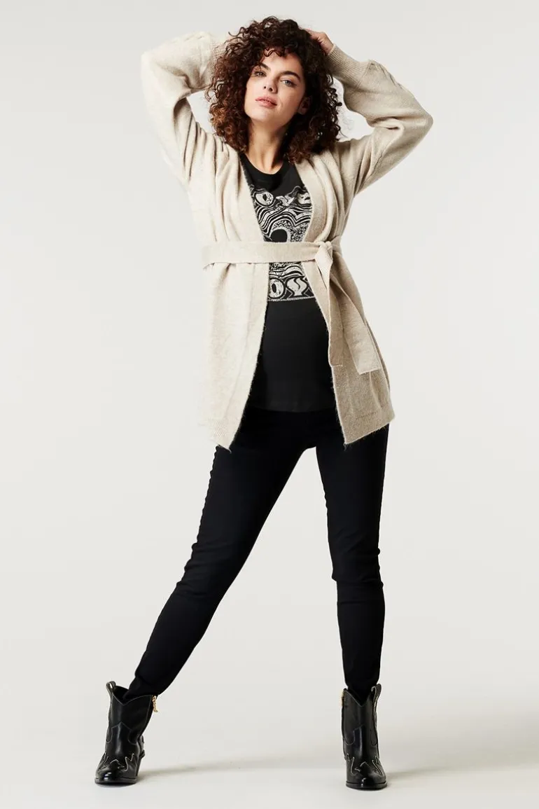 vest_broadway__ras_oatmea_0.webp Noppies Vesten<Vest Broadway - RAS1203 Oatmeal Mel.