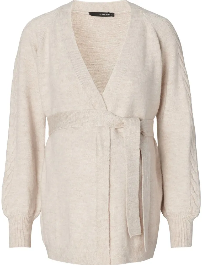 vest_broadway__ras_oatmea_2.webp Noppies Vesten<Vest Broadway - RAS1203 Oatmeal Mel.