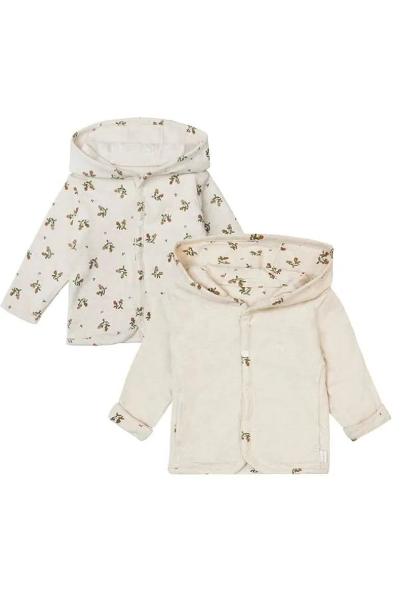 vest_niederau__reversible_7.webp Noppies Vesten | Basics<Vest Niederau - Reversible - Oatmeal