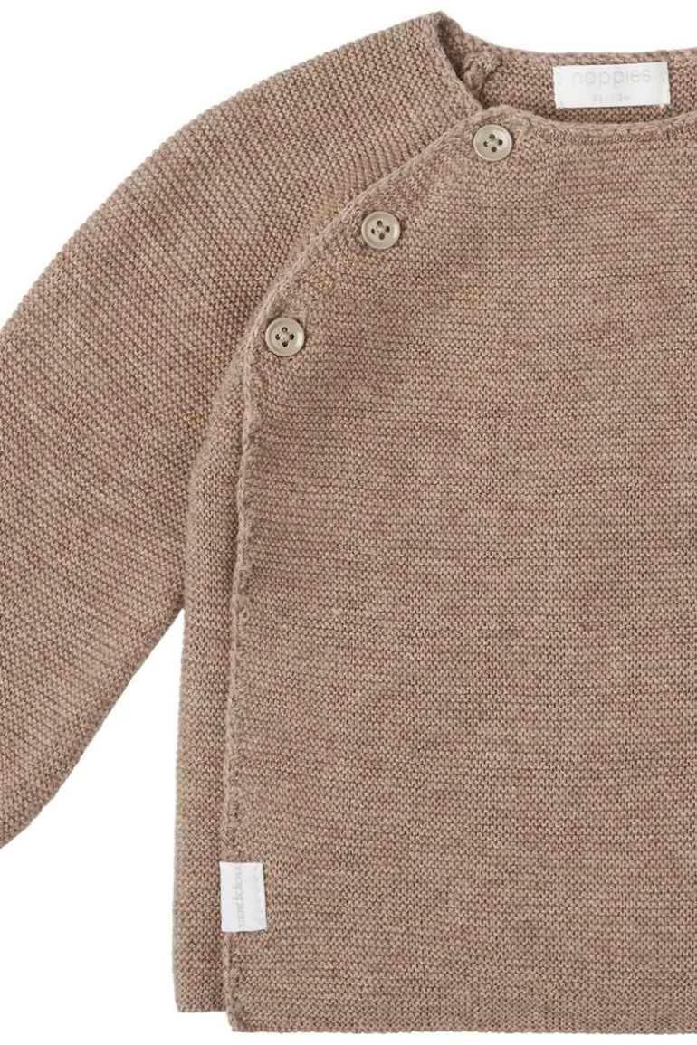 vest_pino__taupe_melange_2.webp Noppies Vesten | Basics<Vest Pino - Taupe Melange
