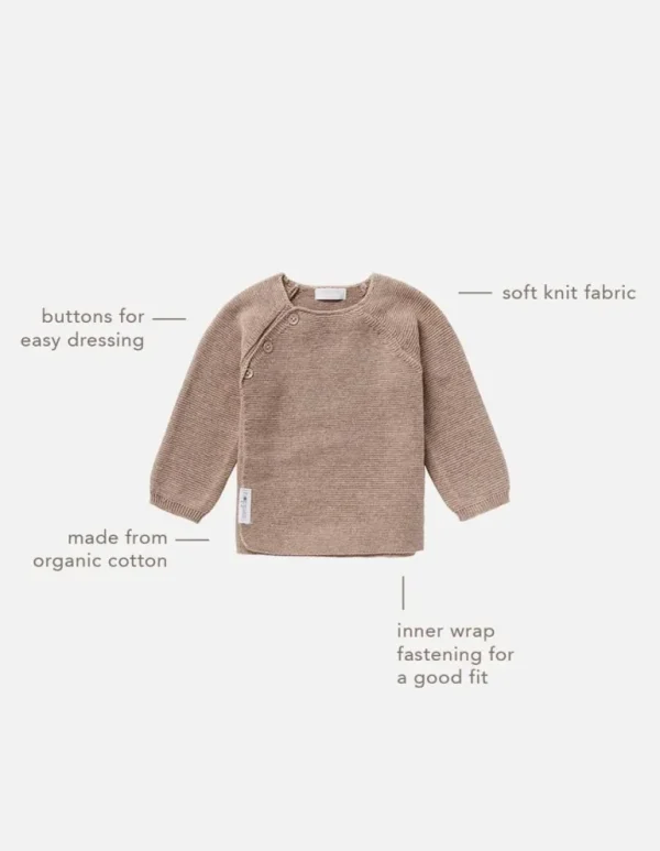 Noppies Vesten | Basics<Vest Pino - Taupe Melange