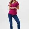 Noppies T-Shirts | T-Shirts<Voedings T-shirt - Berry