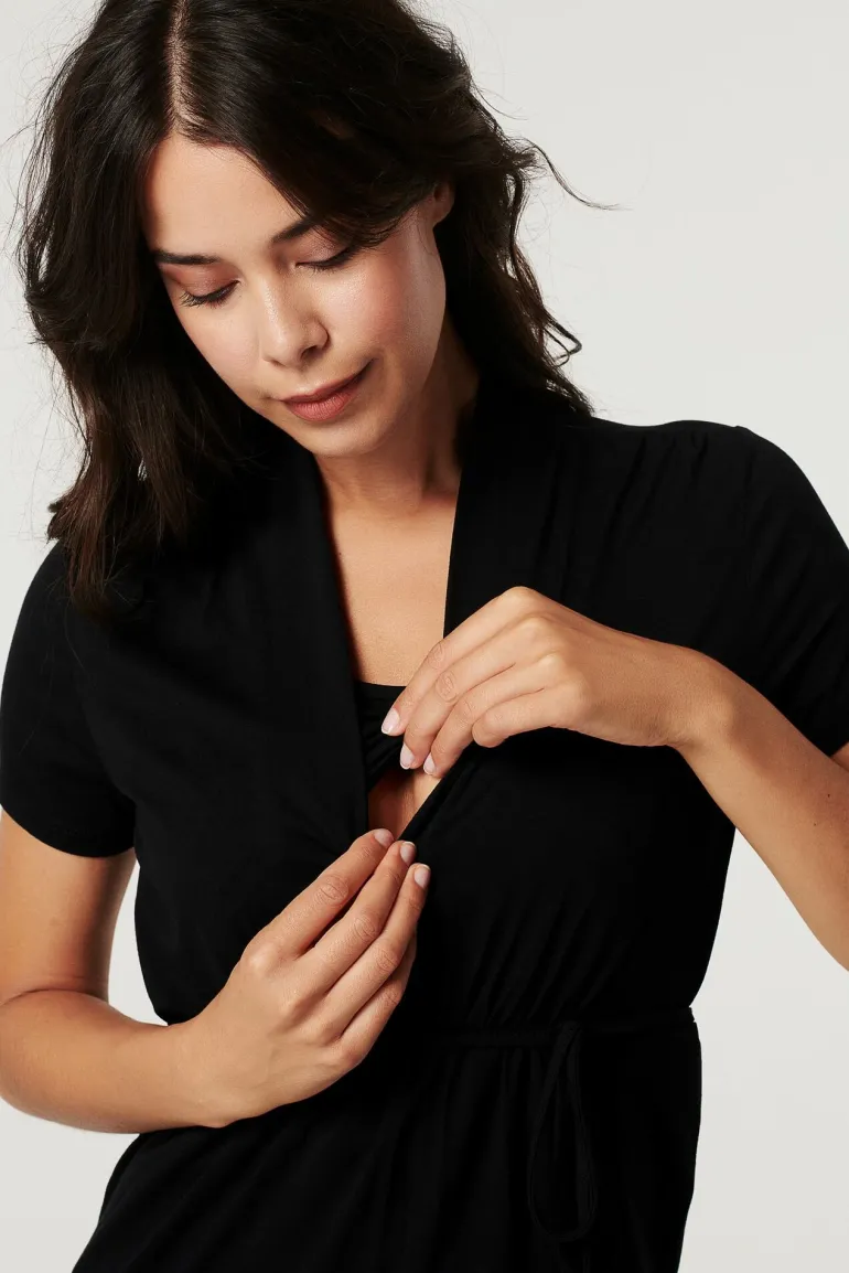 voedings_tshirt__black_8.webp Noppies T-Shirts | T-Shirts<Voedings T-shirt - Black