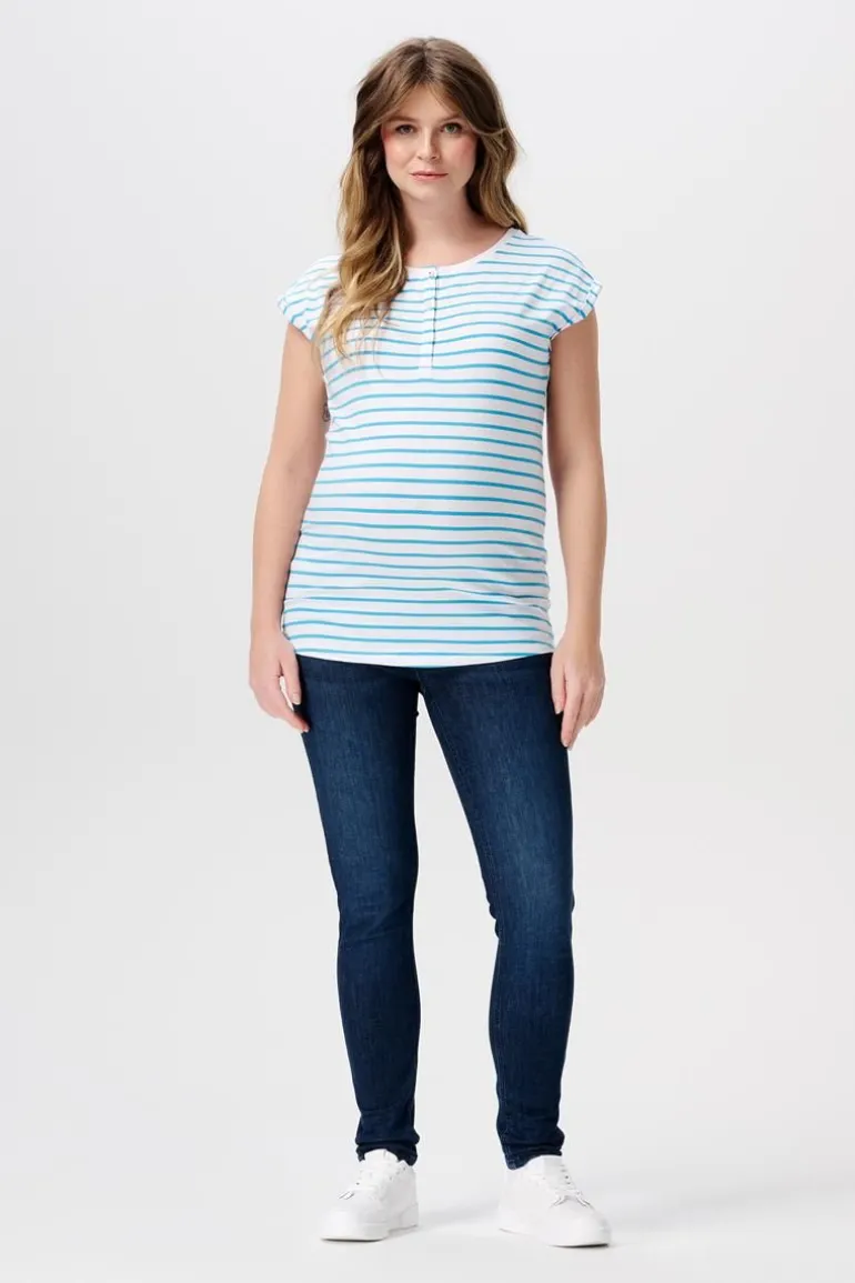 voedings_tshirt__blue_5.webp Noppies T-Shirts | T-Shirts<Voedings T-shirt - Blue