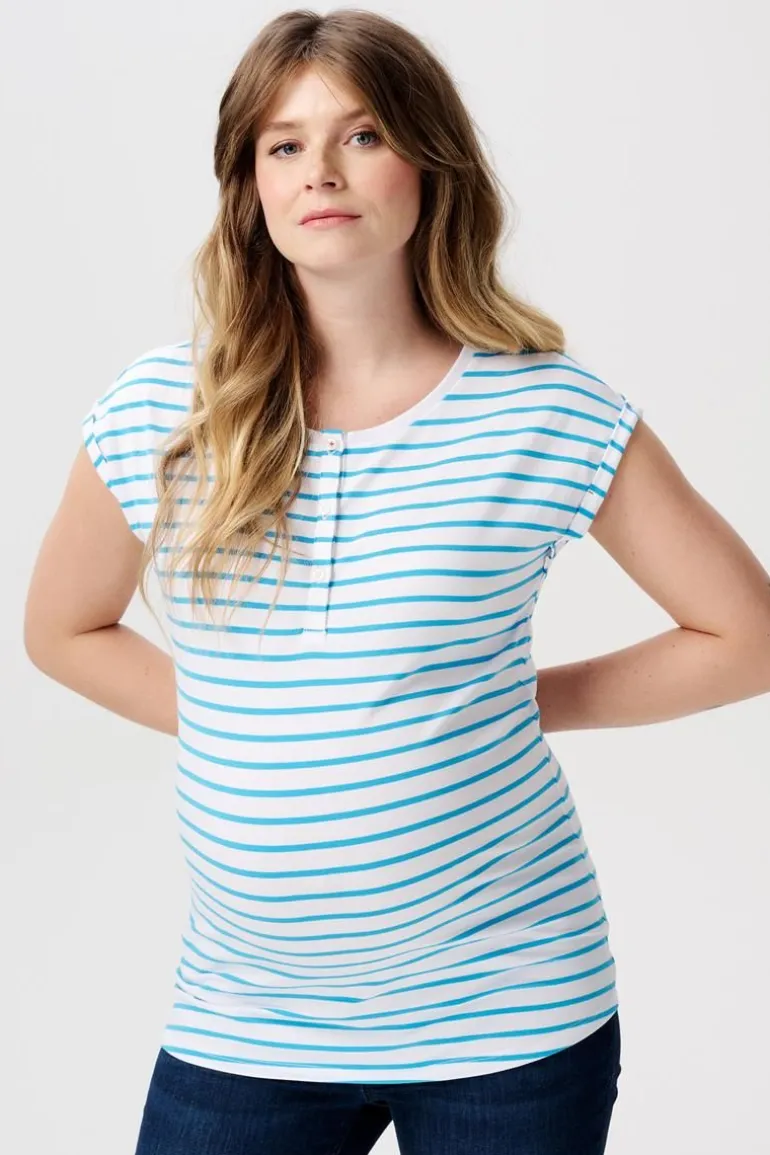 voedings_tshirt__blue_6.webp Noppies T-Shirts | T-Shirts<Voedings T-shirt - Blue