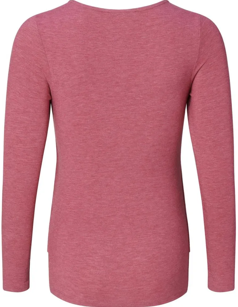 voedings_tshirt__dark_old_3.webp Noppies T-Shirts | T-Shirts<Voedings T-shirt - Dark Old Pink